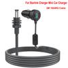 Для зарядного устройства Starlink Mini Двойное USB автомобильное зарядное устройство 12В-24В Автомобили 2-метровый DC-кабель Цифровой вольтметр Водонепроницаемый удлинитель