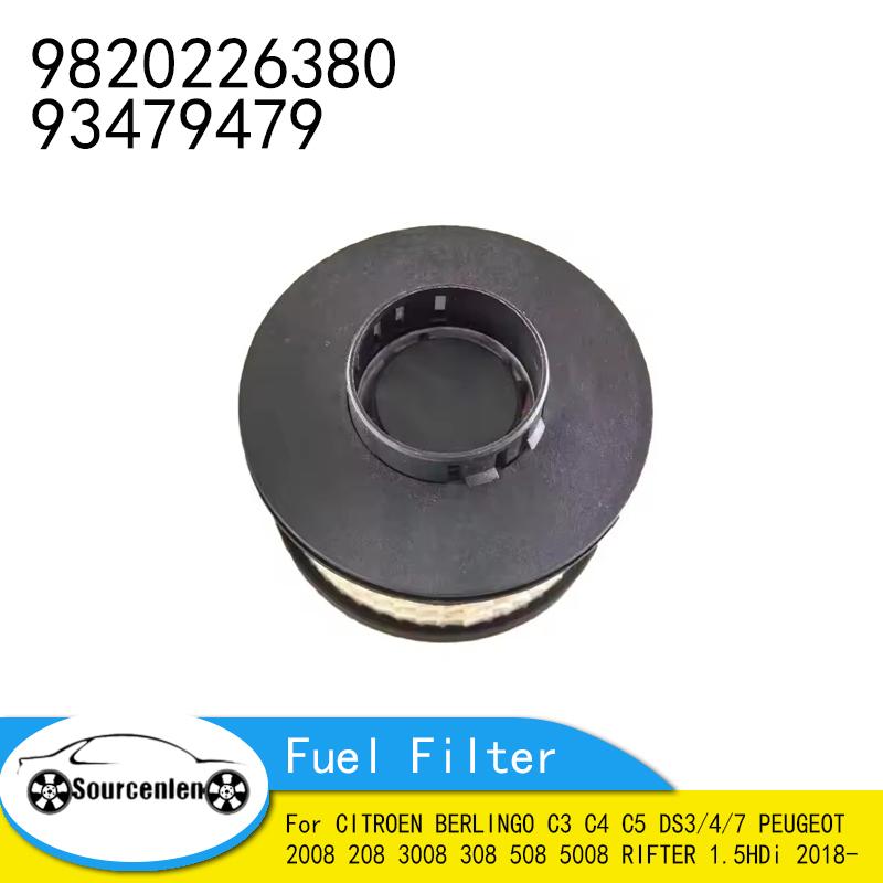 986380 93479479 Автомобильный топливный фильтр для CITROEN BERLINGO C3 C4 C5 DS3/4/7 PEUGEOT 2008 208 3008 308 508 5008 RIFTER 1.5HDi 2018-