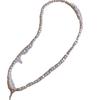 S925 Sterling Silver Baroque Pearl Necklace - Lightweight Luxury Choker for Women