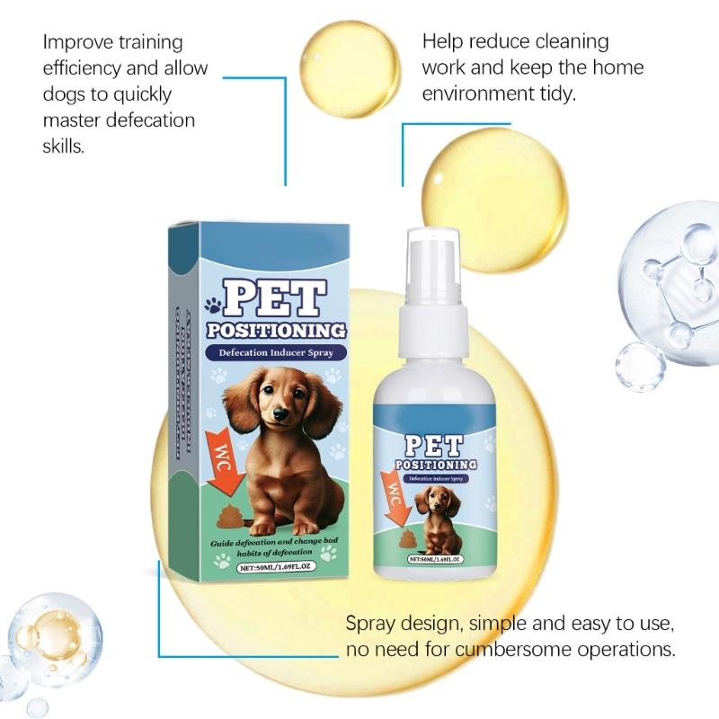 50ml Pet Potty Training Sprays Gentle For Daily Use Help Pet Adapt Quickly To Designated Area Reducing Potty Accidents