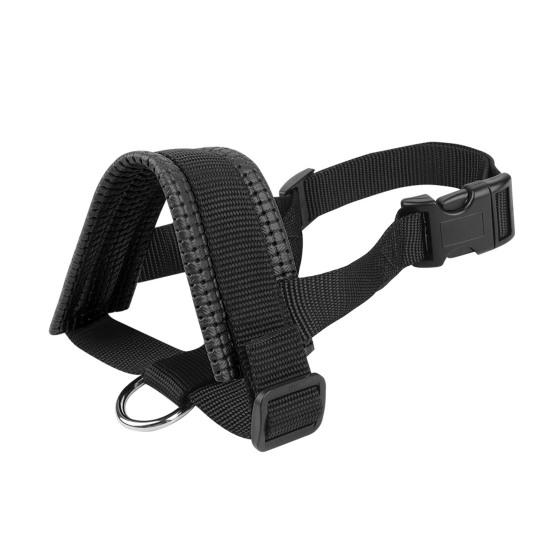 Dog Muzzle Adjustable Loop Nylon Mouth Guard Breathable Anti Barking Biting Chewing Muzzle with Reflective Straps for Small Medium Large Dog