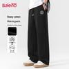 Baleno Men's American Retro Drawstring Casual Straight-Leg Pants