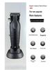 Kemei KM-2296 Электрическая машинка для стрижки волос с базой, USB, гравировка масляной головы, профессиональный парикмахерский триммер