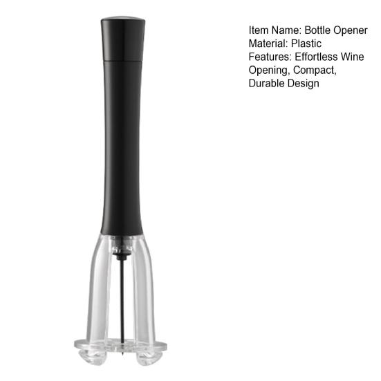 Пневматический насос для открывания бутылок с резаком для фольги, аэратор, вакуумная пробка, простой инструмент для извлечения пробки, эффективный штопор, подарок для любителей вина