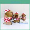 Football Girl Capybara Plush Toy Animal Soft Stuffed Doll Decoration Kids Gift