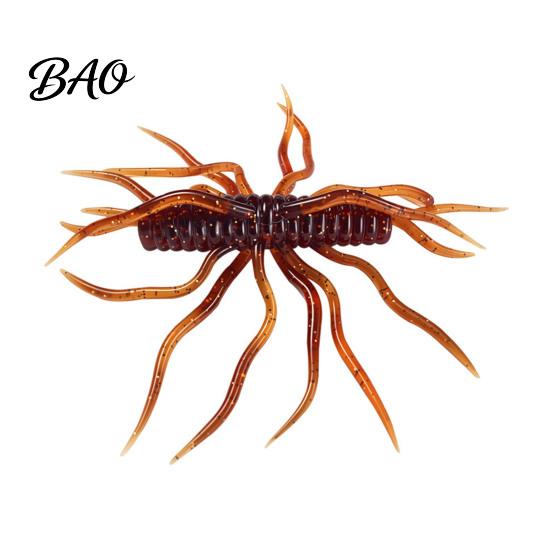 High Frequency Vibration Lure 1/3/5Pcs 9.5cm/9g Floating Soft with Multi-Tentacles, Realistic Topwater Bite Resistant Fishing Bionic Bait, Artificial