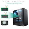 Wifi 6E M.2 AX210 5374 Мбит/с Wifi беспроводная карта Bluetooth 5.3 802.11ac/ax трехдиапазонный AX210NGW с антеннами 10 дБи для Win 10/11