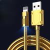 Позолоченный сверхбыстрый кабель для передачи данных 120 Вт для устройств Android с разъемом TYPE-C - Доступен в длинах 2 м, 1,5 м, 1 м