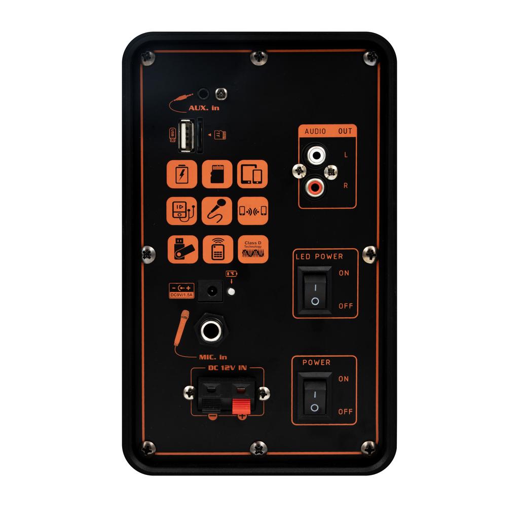 MusicMate MM-SC1000 PartyPowerX Sound System