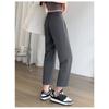 Drainpipe Style High Waisted Loose Fit Trousers for Women
