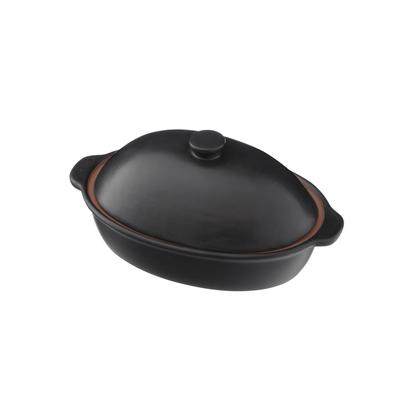 Takeda Corporation YIN22BK Сковорода для сладкого картофеля Микроволновая печь 24 x 15 x 12 (Легкое приготовление, Черный, см)