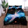 Abstract Space Nebula Duvet Cover Set UK Single Double Queen King US Twin Full King Size Bed Linen Set