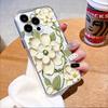Чехол для телефона 'Камелия с зелеными лозами' для IPhone 14 15 16 17 13 12 11 Pro Max Plus 12 13 Mini Защитная крышка из ТПУ