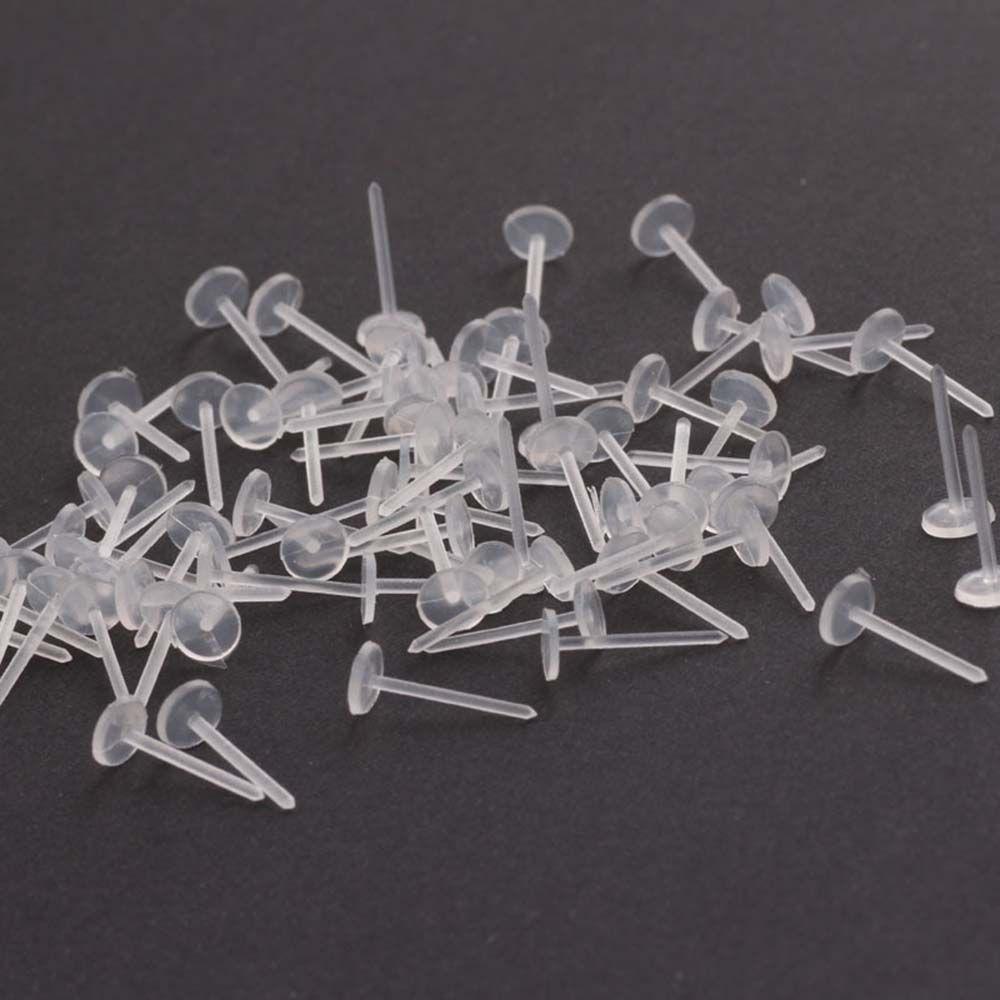 Plastic Flat Stud Pin Anti Allergy Jewelry Parts Jewelry accessory Stud Earring Jewelry Making