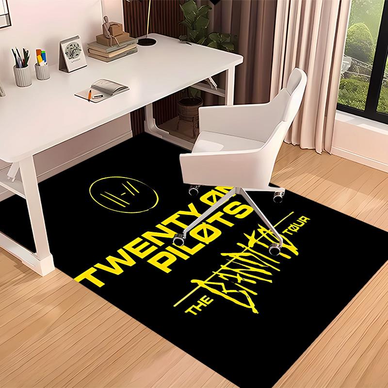 Tyler Joseph and Josh Dun1 Printed Absorbent Washable Carpet, Non-Slip Bathroom Mats, Kitchen Rugs, Yoga Mat,Living Room Entrance, Camping Picnic Rugs
