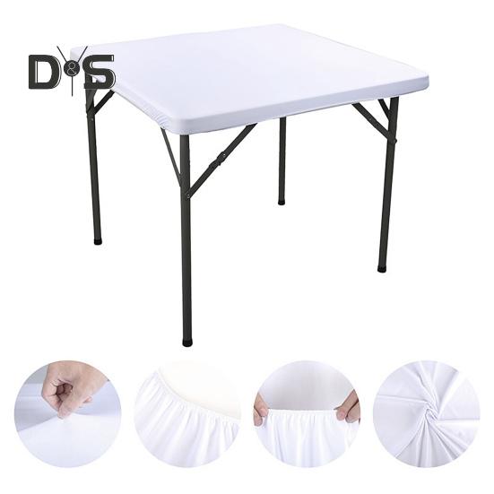 Квадратная накидка на стол 33,8 x 33,8 дюйма, эластичная скатерть, коктейльная накидка