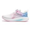 Кроссовки Li Ning Kids Kunpeng 2.0 из ткани, простые, прочные, дышащие, с низким верхом, детские кроссовки, белые, розовые YKFU002-4
