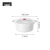 Plastic Soup Bowl with Lid - Microwaveable, Food-Grade, Fresh-Keeping Lunch Container