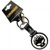 The Offspring Skull Leather Strap Keyring