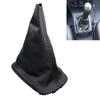 Black Gear Shift Knob PU Leather Gaiter Boot Cover for Skoda Octavia MK1 A4 1997-2011 Car Styling Accessories