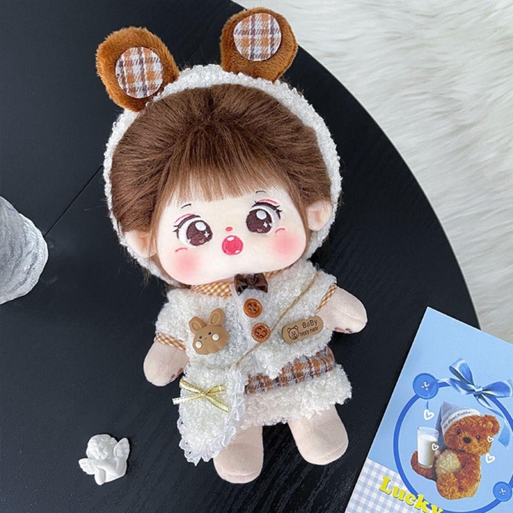 Одежда для куклы 20 см Разноцветный головной убор для куклы Набор платьев Аксессуары для куклы Игрушка Хлопковая мягкая кукла