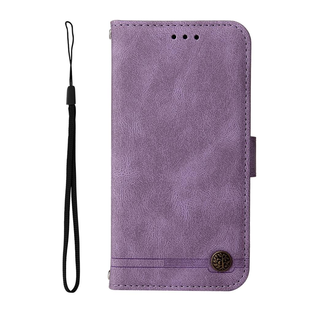 For TECNO Spark 40C Leather Wallet Cases Skin Touch Phone Cover Stand with Strap