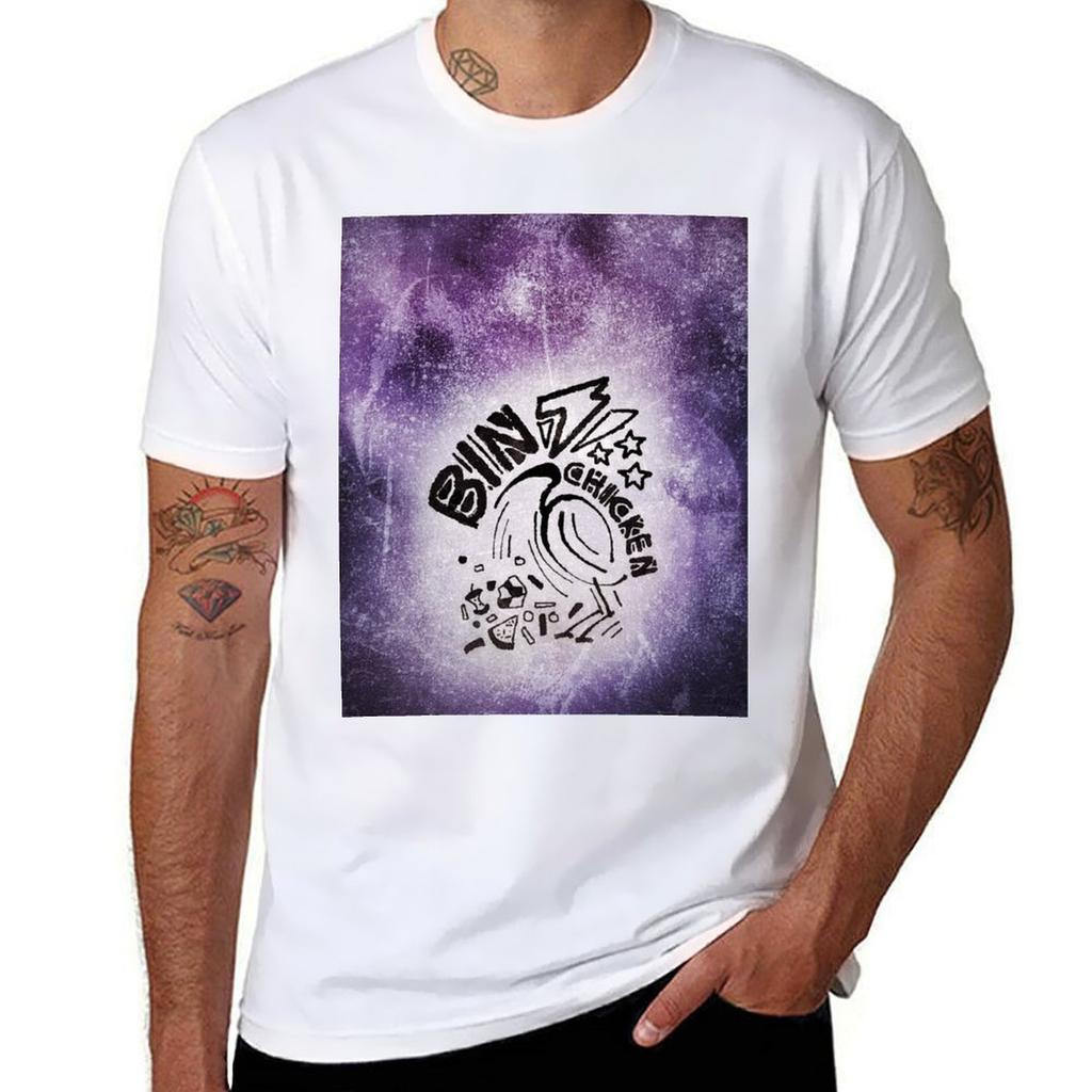 Bin Chicken Metal Style Colour Tshirt Soft Antishrink Cotton Tee