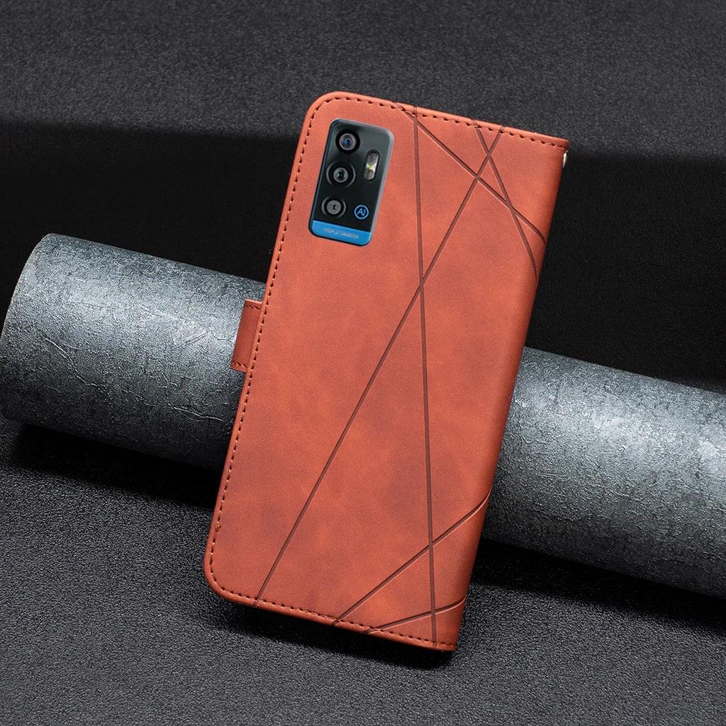 Модный Кошелек Чехол-подставка Магнитная Защелка Кожаный Чехол для Телефона Для ZTE Blade A52 A31 A51 A71 Чехол Магнитная Сумка