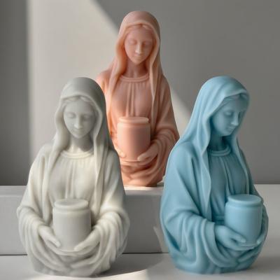 Сделай сам Скульптурная человеческая фигура Силиконовая форма Ручная работа Ароматическая свеча Гипсовая форма Украшение Форма для поделок Принадлежности для изготовления мыла и свечей