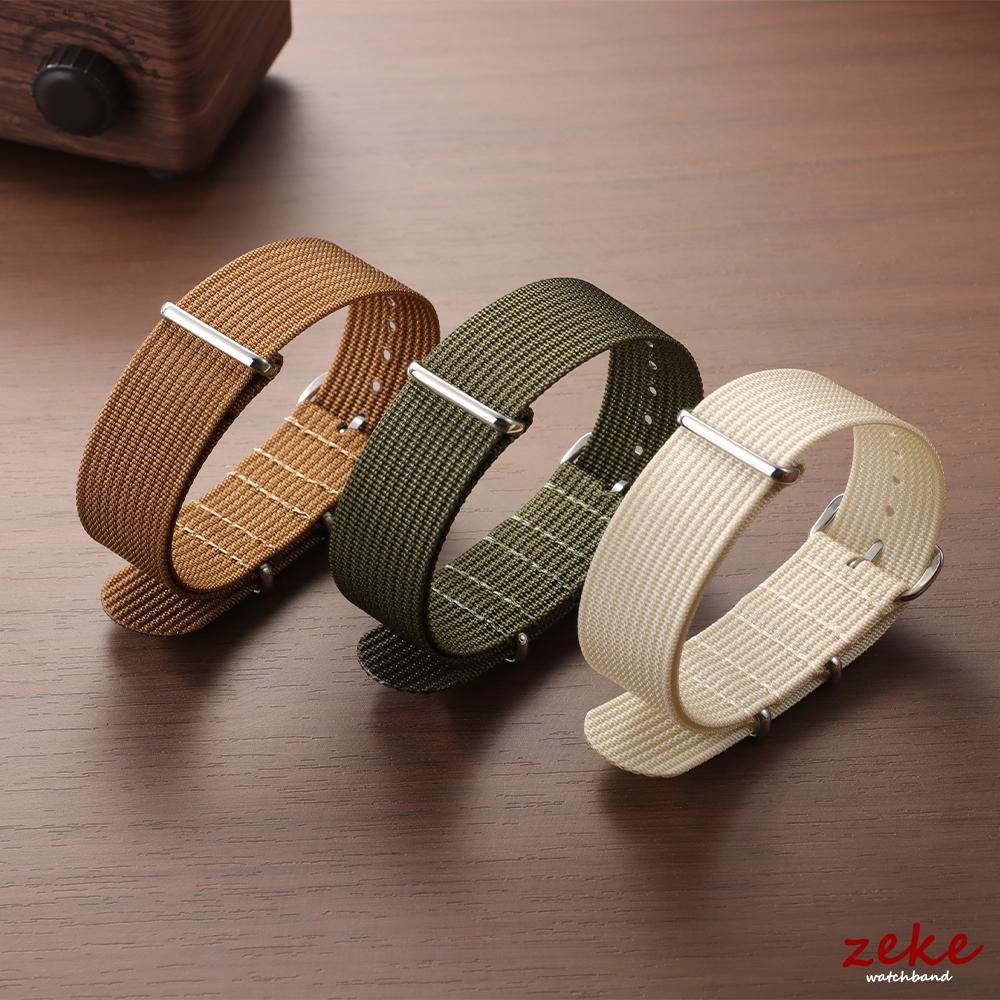 Ribbed Nylon Watchband Woven Nylon Watch Strap 18mm 20mm 22mm for Military Watch Band Bracelets for Omega Watchband Accessories