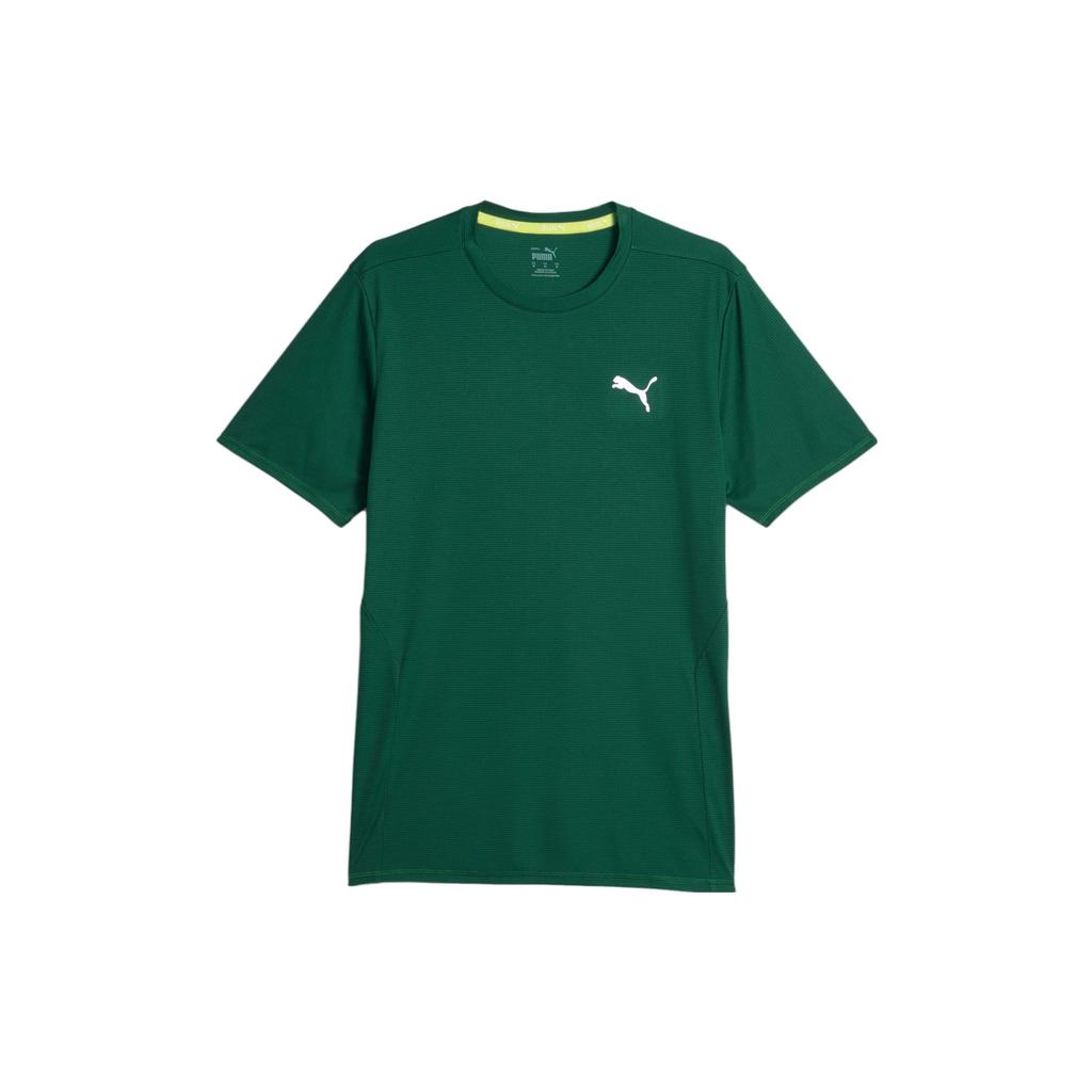 Puma Классика Бег Любимая Футболка с коротким рукавом для бега Мужские топы Зеленый 523150-43