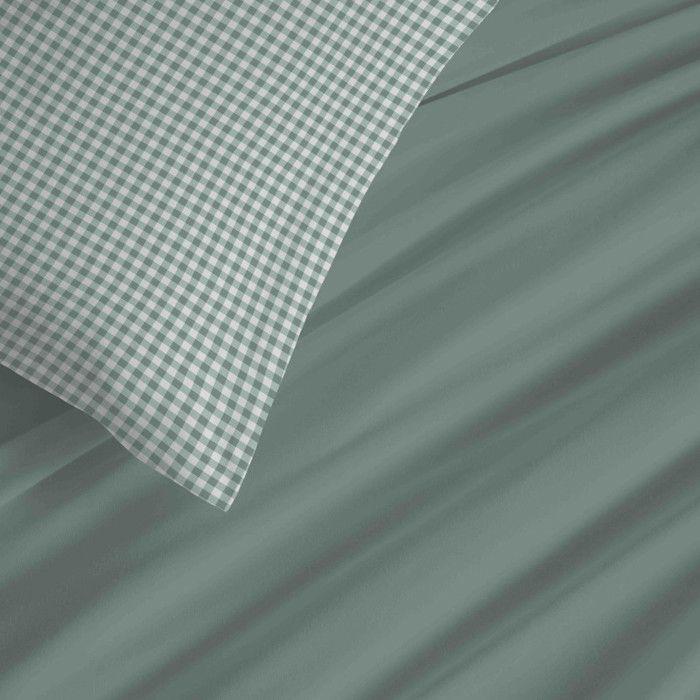 Pack complet housse de couette réversible "Vanessa" 6 pièces pour lit 160 x 200 Gabrielle Sauge