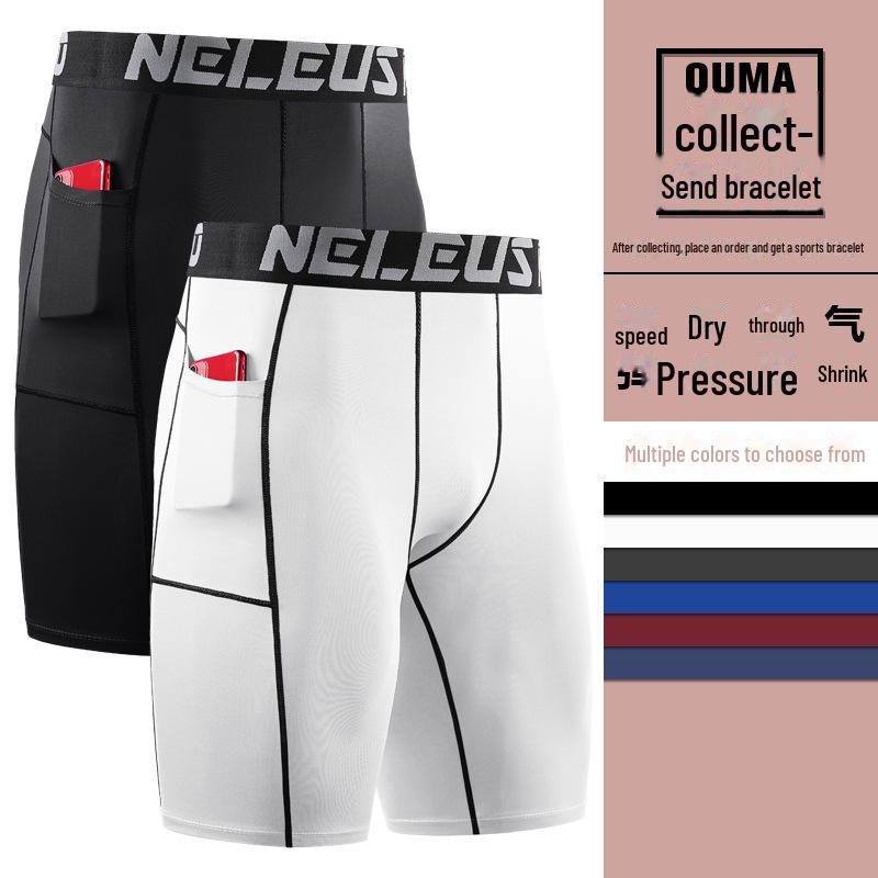 Breathable Slim Fit Quick-Dry Sports Shorts for Running & Basketball - B6087