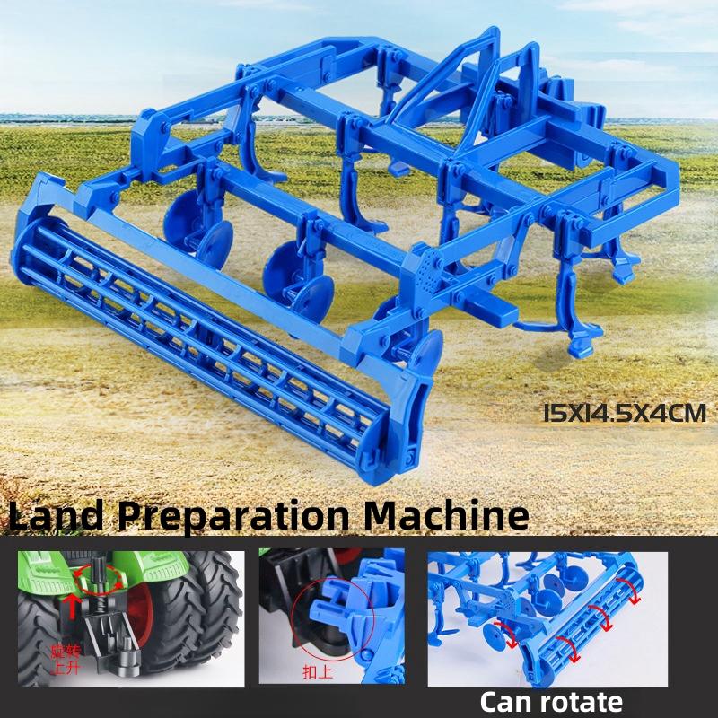 Крупномасштабные тракторные игрушки, DIY фермерский автомобильный игровой набор, игрушечный транспортный прицеп, инженерные подарки на день рождения