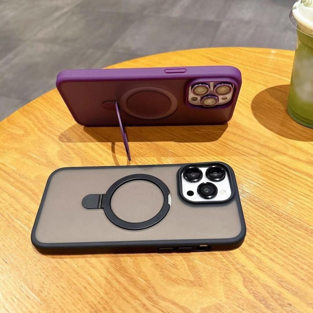 Invisible Metal Bracket Mobile Phone Case for iPhone 11 13 16 Pro Max iPhone 14 15 Pro Max 12 13 Pro Max 16 Plus 7 8 Plus 13 Pro 14 Pro