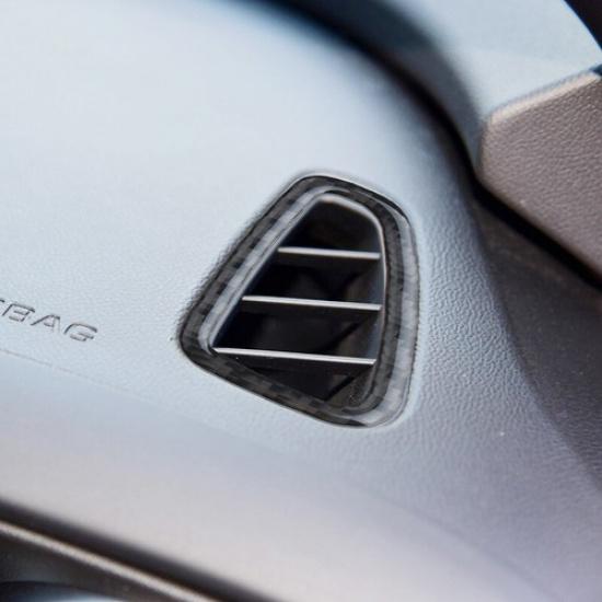 2pcs Carbon Fiber Car Front Side Air vent Sticker For Chevrolet Camaro 2016-