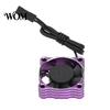 Cooling Fan with Connector RC Car Fan, 5-9V 25000RPM Waterproof Motor for 1/10 Square 1/8 1/12 ESC Engine, 30x30mm Aluminum Heat Dissipation Engine