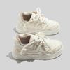 Belle платформа нишевая печать и окрашивание board shoes весна новые круглый носок повседневные хлебные туфли