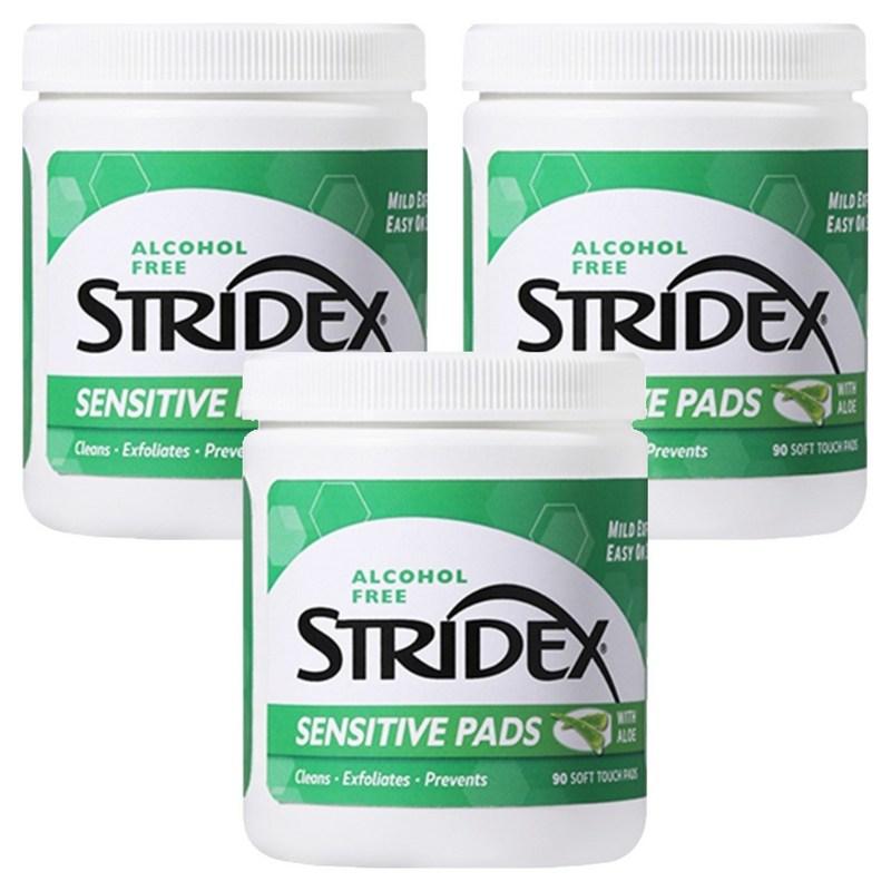 Stridex Sensitive Pads, 260g, 90 pads, 3 pcs