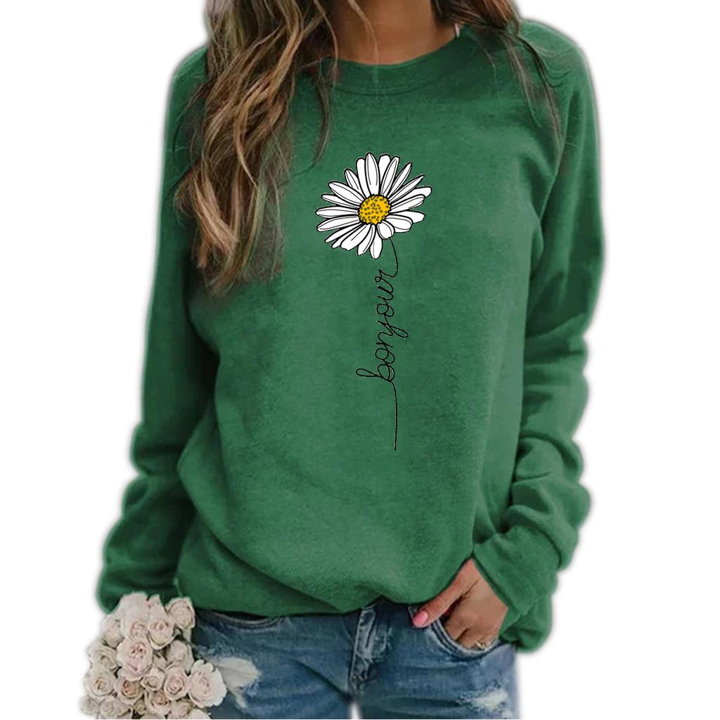 Винтажные пуловеры с принтом подсолнечника, женские рождественские повседневные свободные тонкие толстовки с капюшоном, женская 3d толстовка