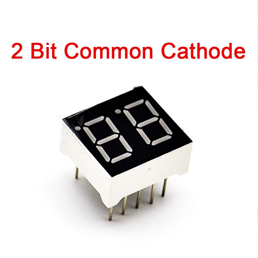 10PCS 0.28" Inch LED Display 7 Segment Digit Digital Tube 1/2/3/4 Bit Clock Red Common Cathode / Anode 1-4 Digit