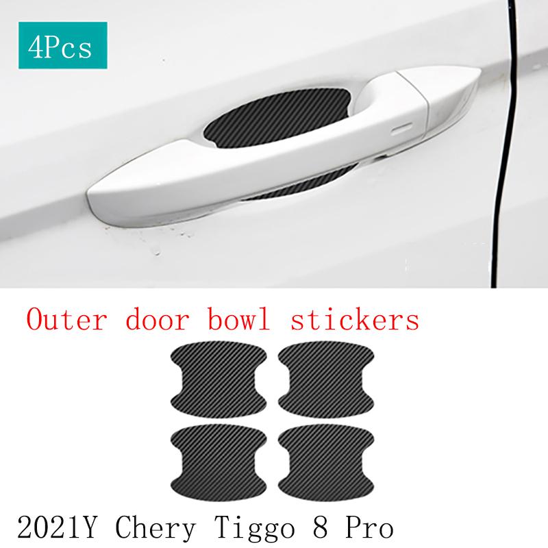 Chery Tiggo 8 Pro Car Interior Sticker Film Central Control Carbon Fiber Pattern Modified Auto