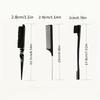 Набор щеток для укладки из 3 шт., расческа с хвостиком, щеточка для краев, подходит для расчесывания сбоку и сзади, расчесывания волос, разглаживания волос для женщин