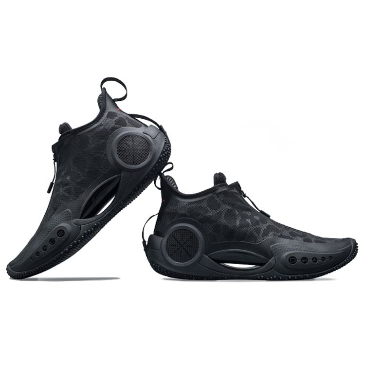 Li Ning Dft We Are One X  Wow 9 Wade 9 Shock Absorption Anti-Slip Wear-Resistant Mid-Top Basketball Shoes Men Basketball Shoes Black ABAR119-5