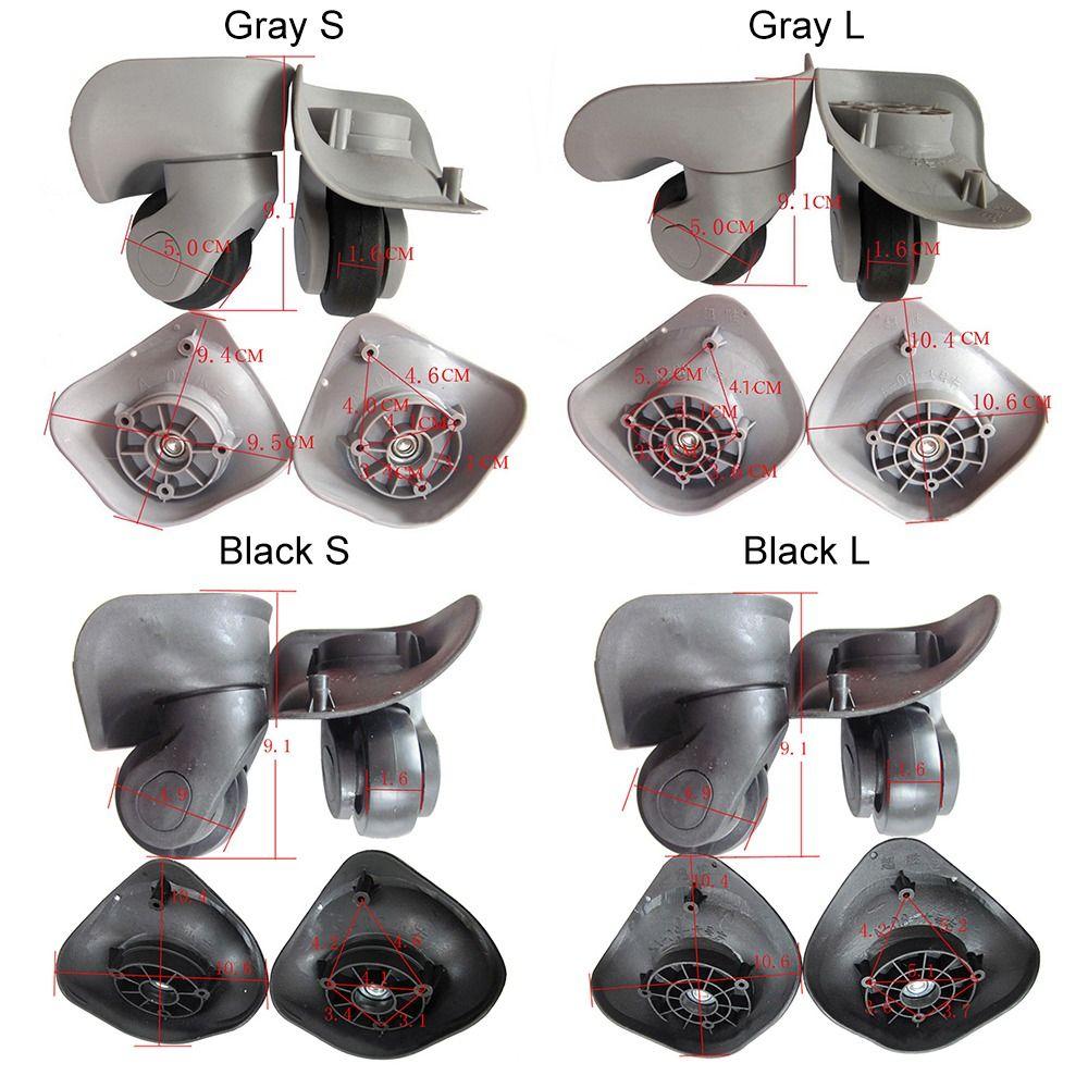 A08 Suitcases Spinner Caster Rubber Wheels Hand Spinner Suitcases Repair Luggage Wheels Replacement