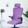 Elastic Office Chair Cover Solid Color Gaming Chair Cover New Armchair Slipcovers