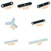 Non-Toxic Technical Plate With Toothed End Small Particle Building Blocks With Studs Moc Toy Parts 32124 32125 4263 2711 4262 4442 2719