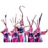 Костюм и головной убор для выступления Хуадань в Пекинской опере