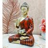 Статуя Будды, выставочный образец, идол с чайной свечой для домашнего декора и гостиной, уникальные выставочные образцы 1 фото (Золотой Махрун), Полистоун, Религиозный