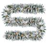 Christmas Rattan, Encrypted Christmas Decoration Rattan, Door Rattan Door Decoration, 9 Feet 50 Lights
